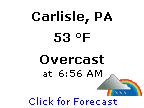 Click for Carlisle, Pennsylvania Forecast