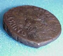 Byzantine follis side