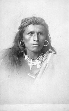 Tom Torlino, 1883, on arrival to Carlisle
                          Indian Industrial School