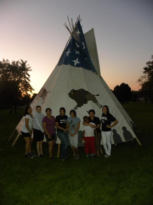 Carolyn's tipi