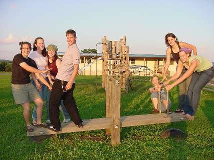 Alumni on a seesaw