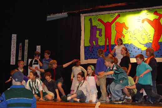 Students in motion