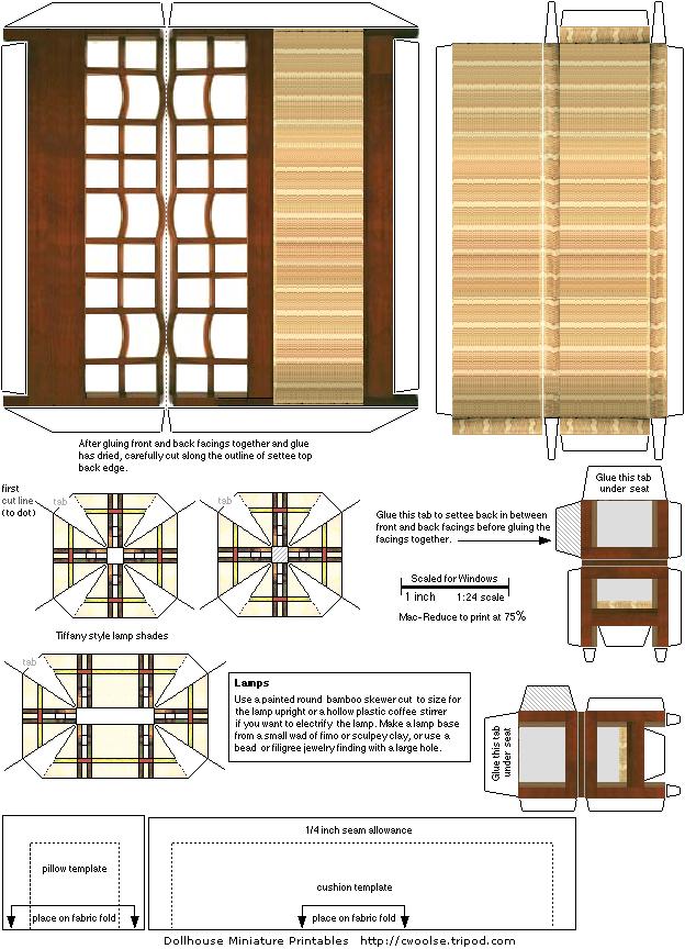 Printable Doll Furniture