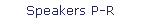 Speakers P-R